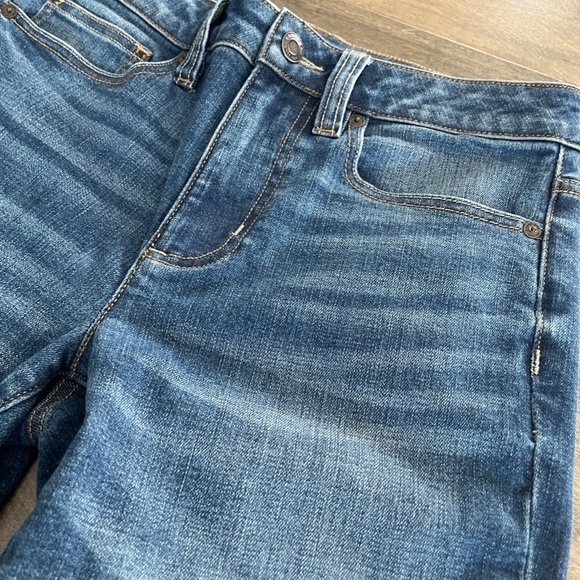 Lands' End Mid Rise Straight Jean - Picture 4 of 13